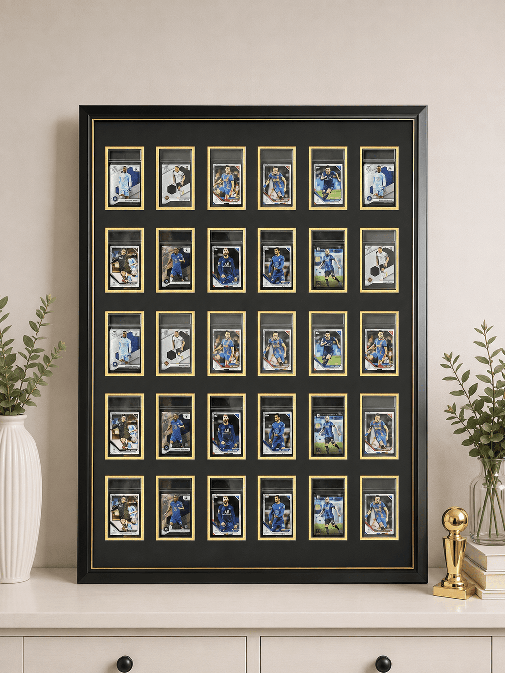 30 PSA & CGC Graded Slab Trading Card Display Frame Case | Pokémon • MTG • Yu-Gi-Oh • One Piece • Sports Cards