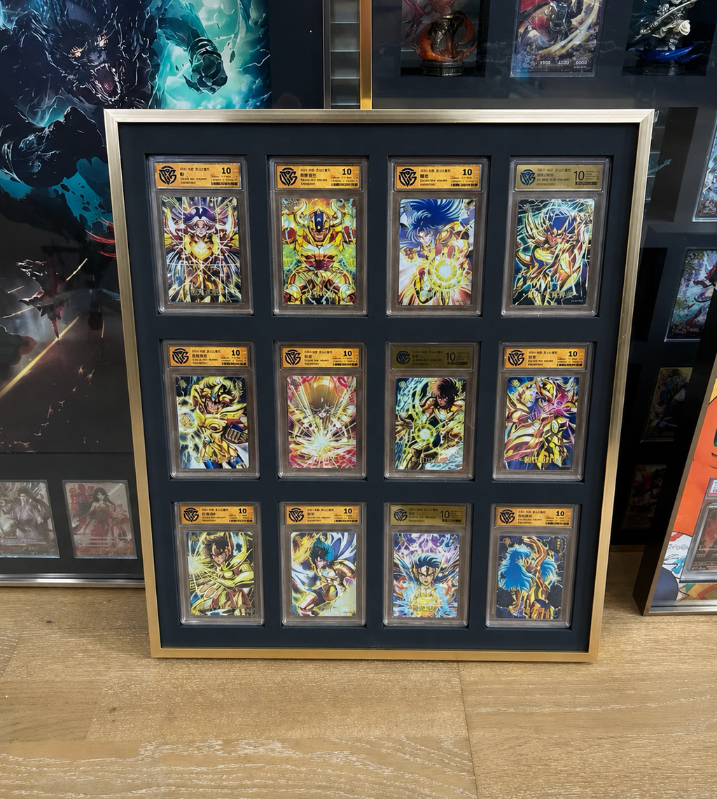 54 Aluminium Trading Card Display Frame Case | PSA, BGS & One Touch | Pokémon • MTG • Yu-Gi-Oh • One Piece • Sports Cards