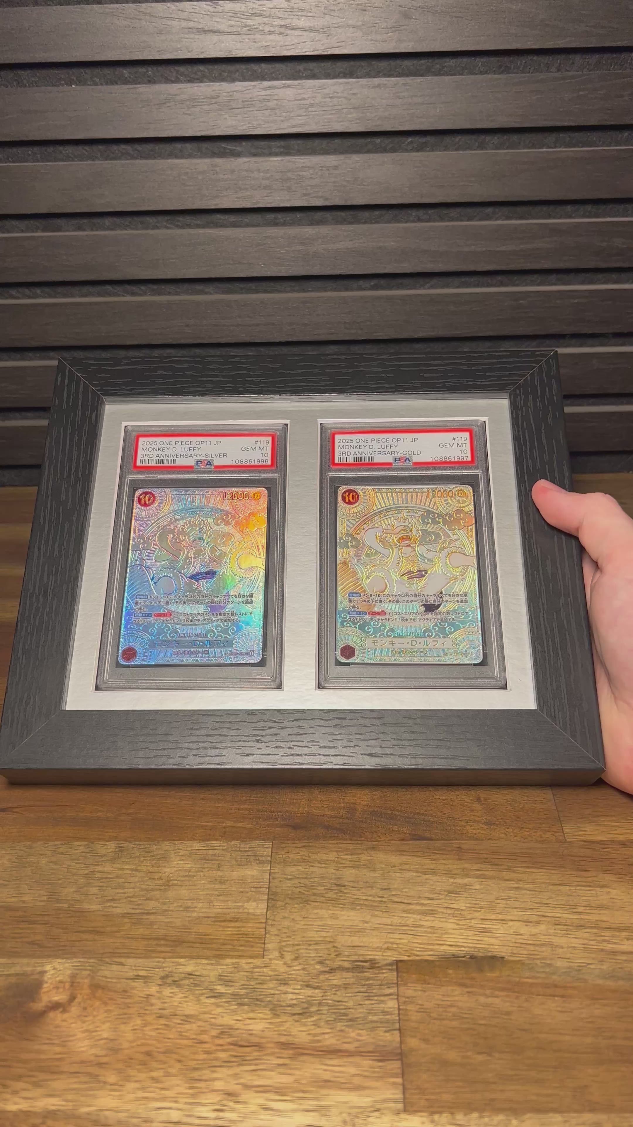 1-16 OneTouch Magnetic Trading Card Display Frame Case – Custom Colour Frame | Pokémon • MTG • Yu-Gi-Oh • One Piece • Sports Cards
