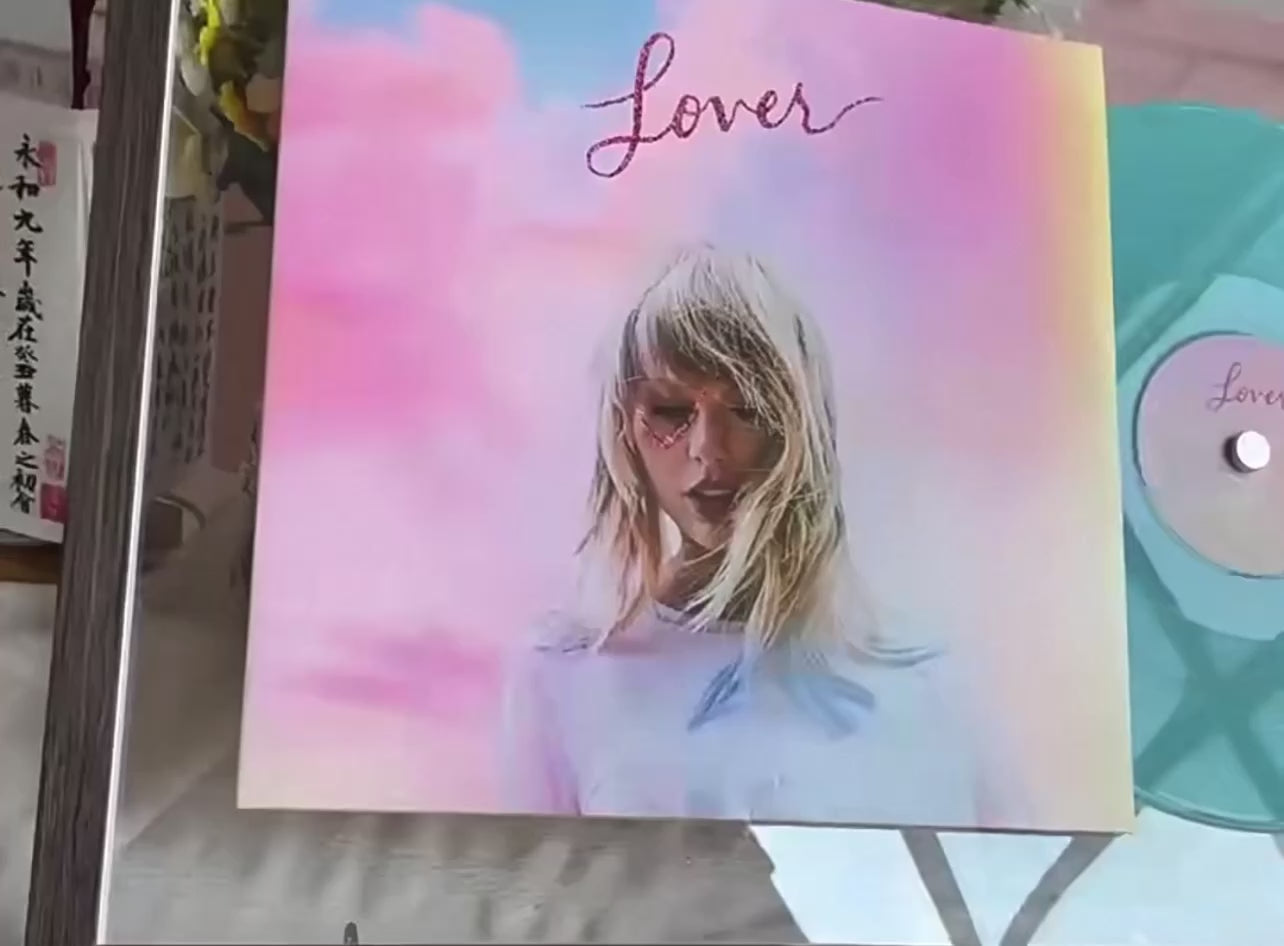 12" Vinyl Record Transparent Display Frame | LP Album Wall Display | Double-Sided Transparent