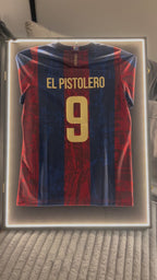 LED Sports Jersey Display Frame Case – Custom Colour Background | Football • Soccer • Basketball • Rugby • Baseball • Hockey