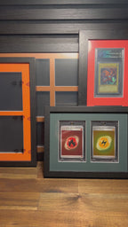 50–56 Card Trading Card Display Frame Case – Custom Lumen IV LED Frame | Pokémon • MTG • Yu-Gi-Oh • One Piece • Sports Cards