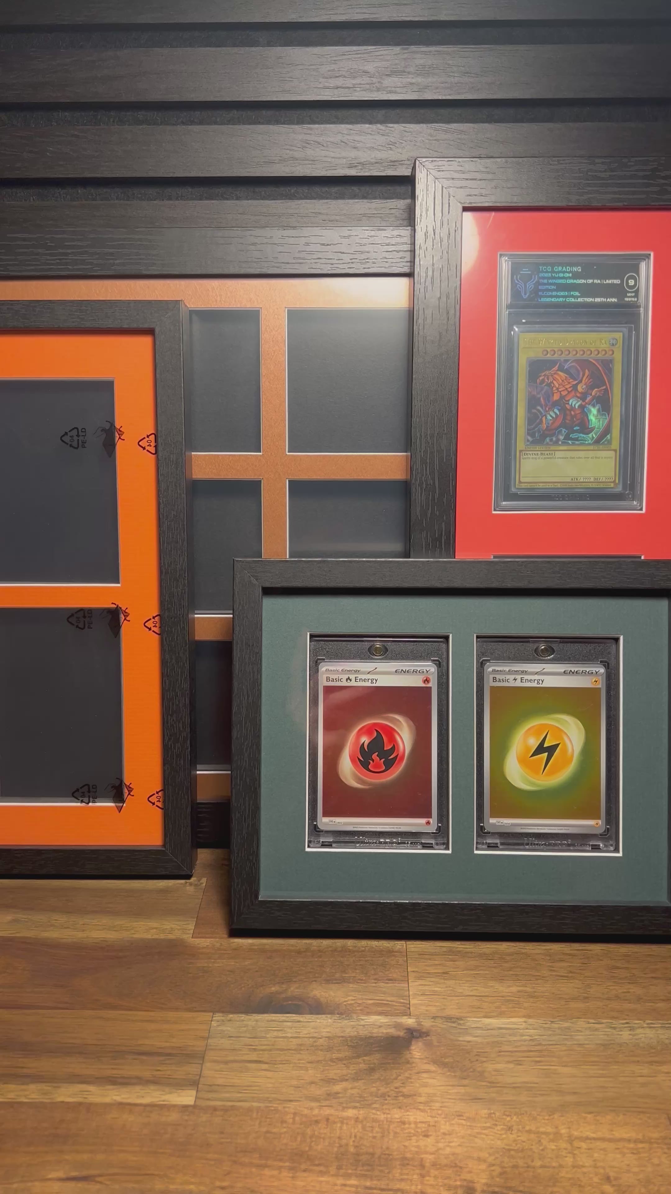 50–56 Card Trading Card Display Frame Case – Custom Lumen IV LED Frame | Pokémon • MTG • Yu-Gi-Oh • One Piece • Sports Cards