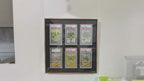6 Grid Aluminium Trading Card Metal Display Frame Case | PSA, BGS & One Touch | Pokémon • MTG • Yu-Gi-Oh • One Piece • Sports Cards