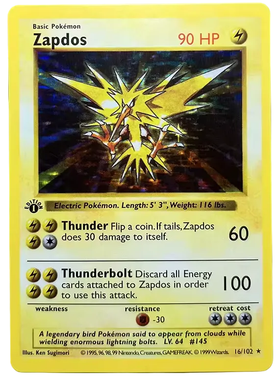 Pokémon Holographic 1st Edition Kanto Proxy Card Collection - The Card Collective